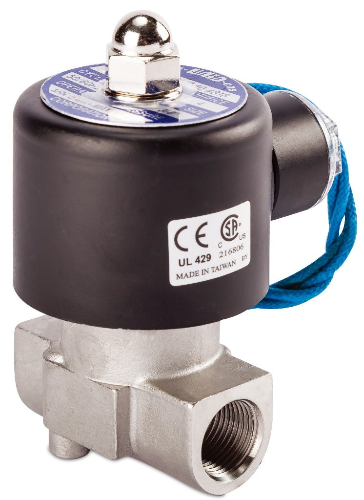 UNID SUS Stainless Steel 316 Solenoid Valve 220V