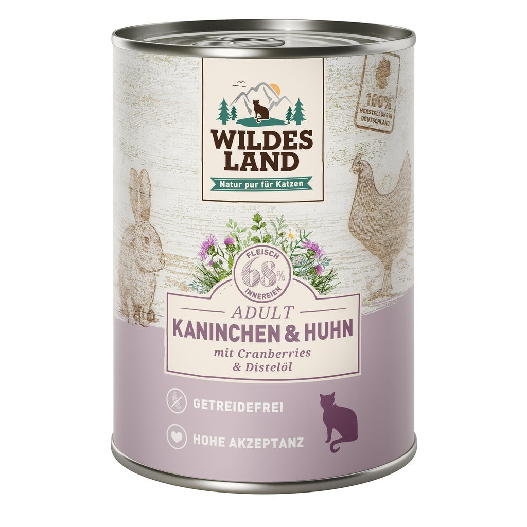 Wildes Land Kaninchen und Huhn, 400 g