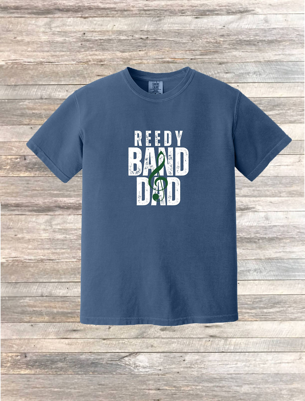 Thumbnail: BLUE - UNISEX COMFORT COLORS ® Heavyweight Ring Spun Tee