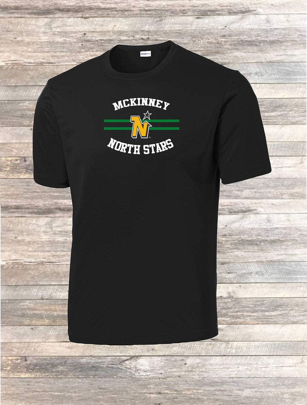 Thumbnail: UNISEX BLACK DRI FIT SPORT TEK SHORT SLEEVE TEE