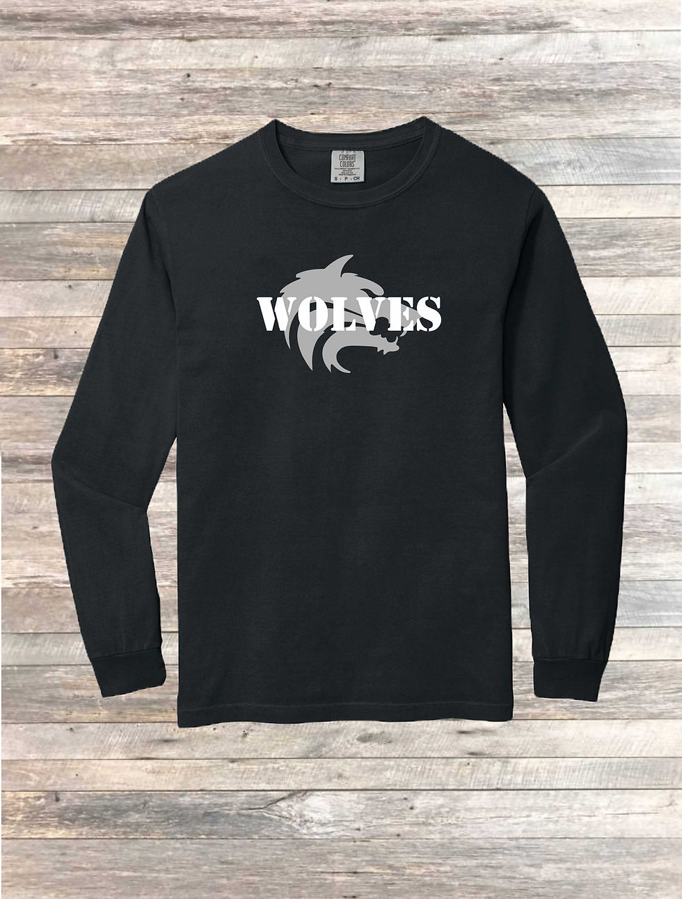 Thumbnail: BLACK - Comfort Colors ® Heavyweight Ring Spun Long Sleeve Tee
