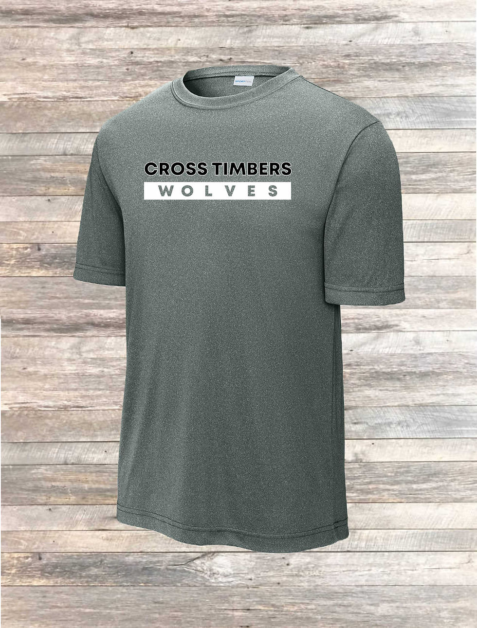 Thumbnail: UNISEX GREY DRI FIT SPORT TEK SHORT SLEEVE TEE
