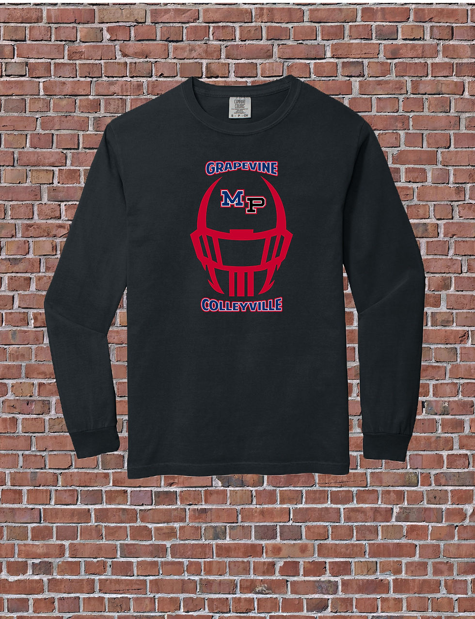 Thumbnail: BLACK - UNISEX COMFORT COLORS ® LONG SLEEVE Heavyweight Ring Spun Tee