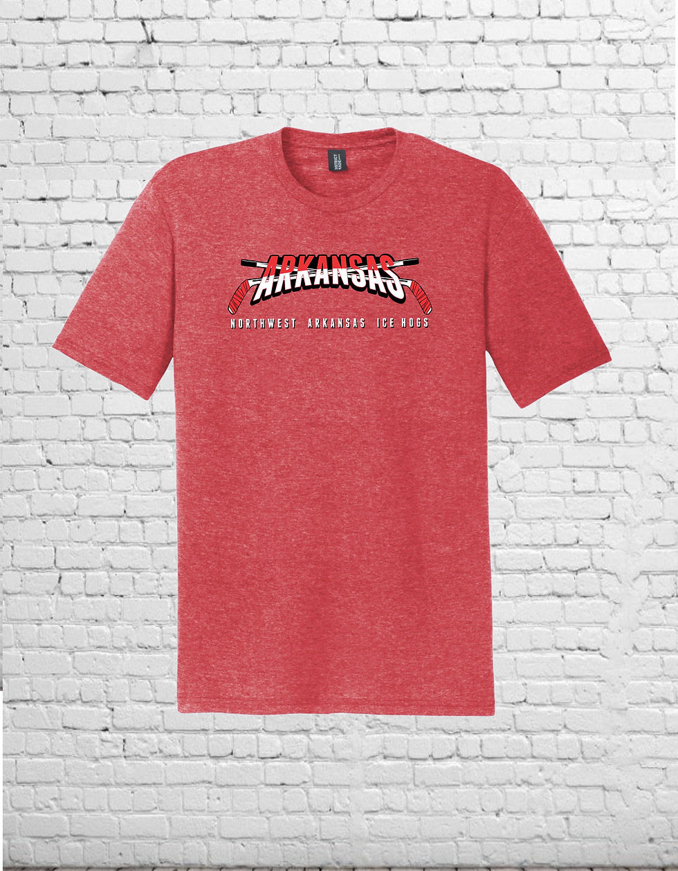 Thumbnail: UNISEX - RED FROST TRI BLEND T SHIRT