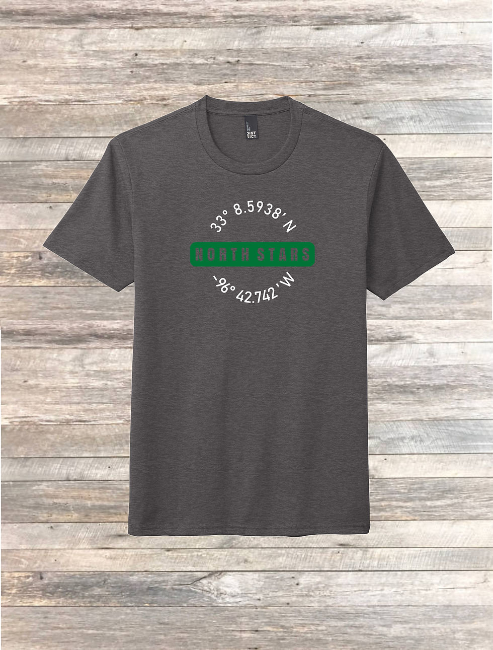 Thumbnail: UNISEX - CHARCOAL HEATHER TRI BLEND T SHIRT