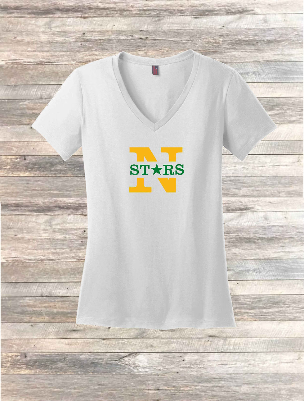 Thumbnail: LADIES  - WHITE V NECK