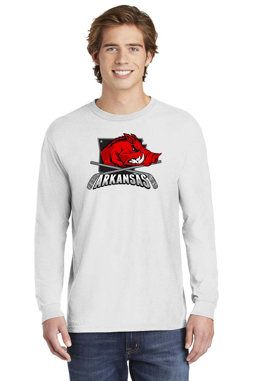 RAZORBACK - Long Sleeve Comfort Colors ® Heavyweight Ring Spun Tee