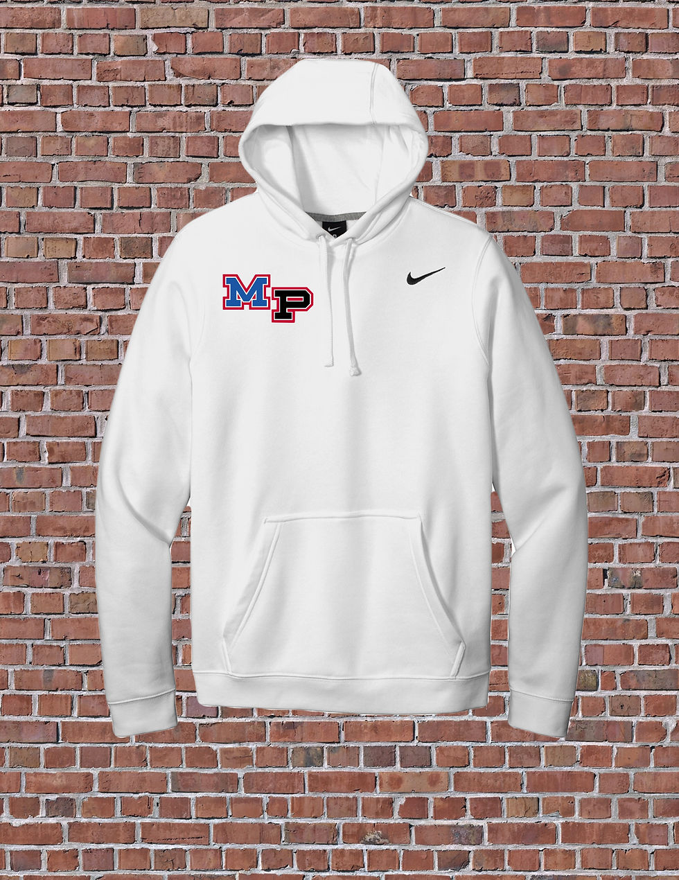 Thumbnail: UNISEX WHITE NIKE HOODIE