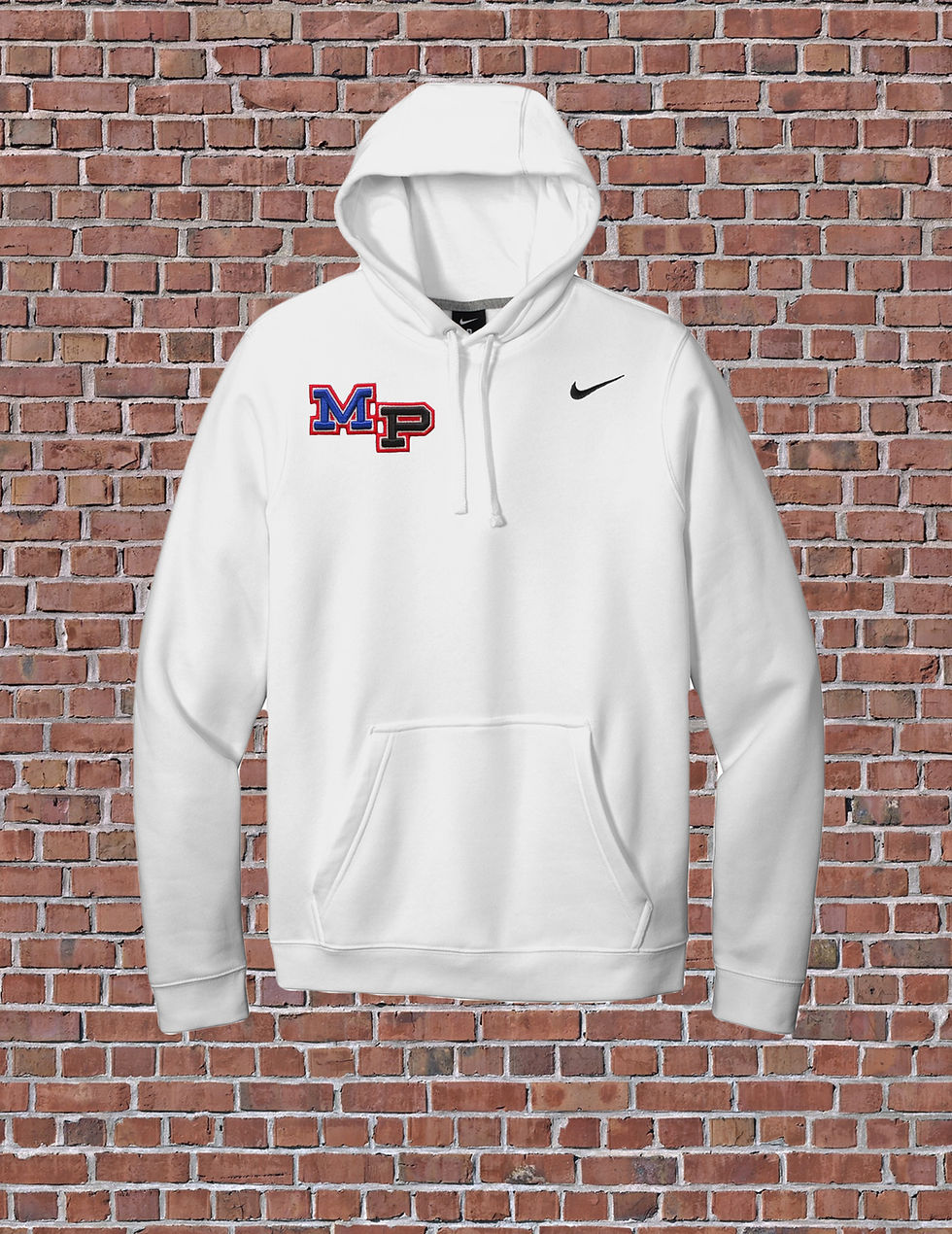 Thumbnail: UNISEX WHITE NIKE HOODIE