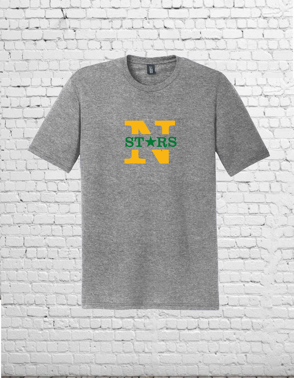 Thumbnail: UNISEX - GREY FROST TRI BLEND T SHIRT