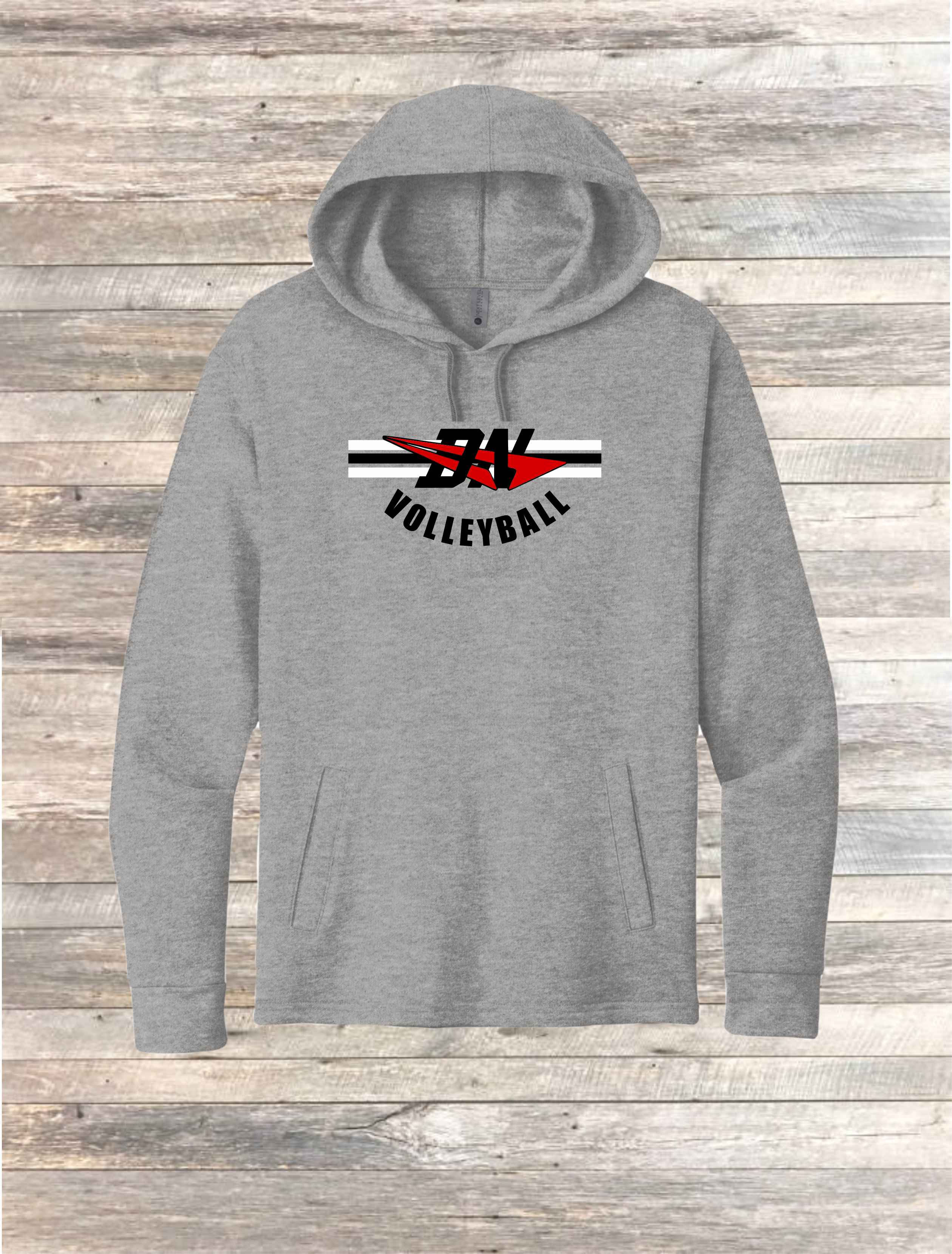 UNISEX - HEATHER GREY MALIBU PULLOVER HOODIE