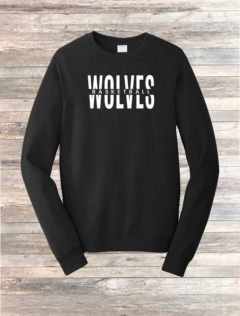 Thumbnail: UNISEX - BLACK FLEECE CREWNECK SWEATSHIRT