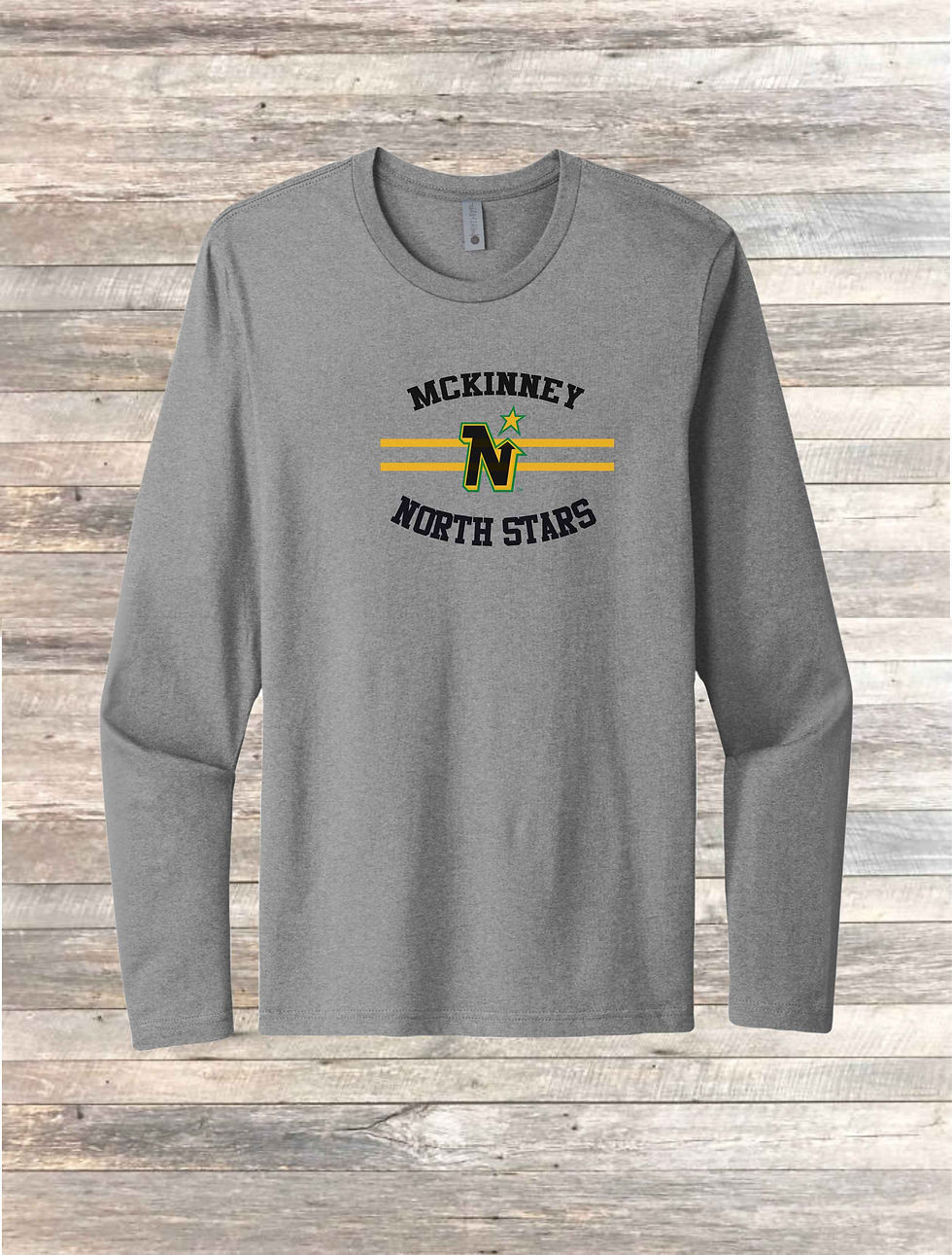 Thumbnail: UNISEX - GREY LONG SLEEVE 100% RING SPUN COTTON