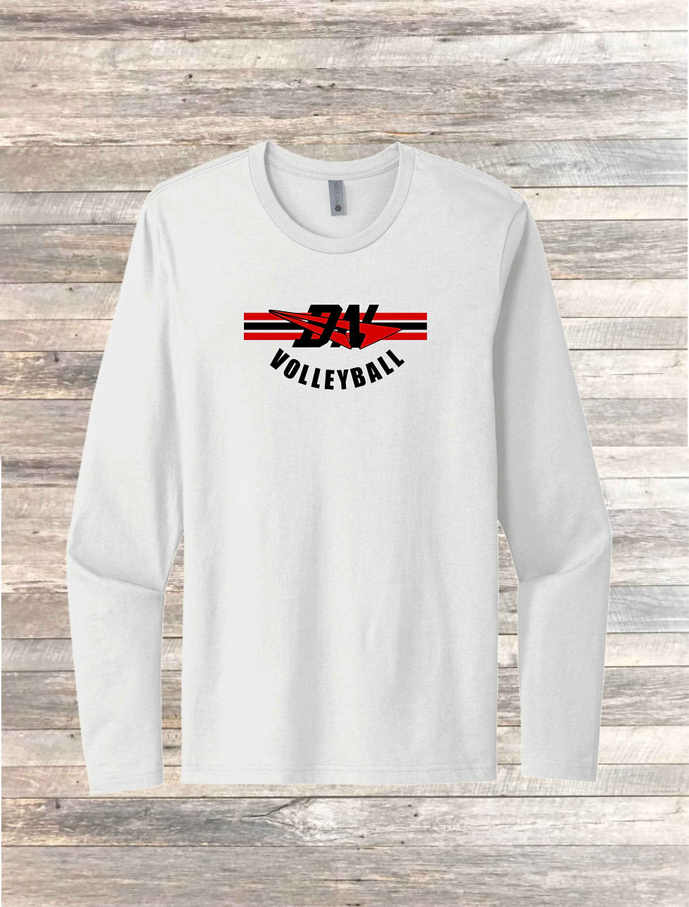 Thumbnail: UNISEX - WHITE LONG SLEEVE 100% RING SPUN COTTON