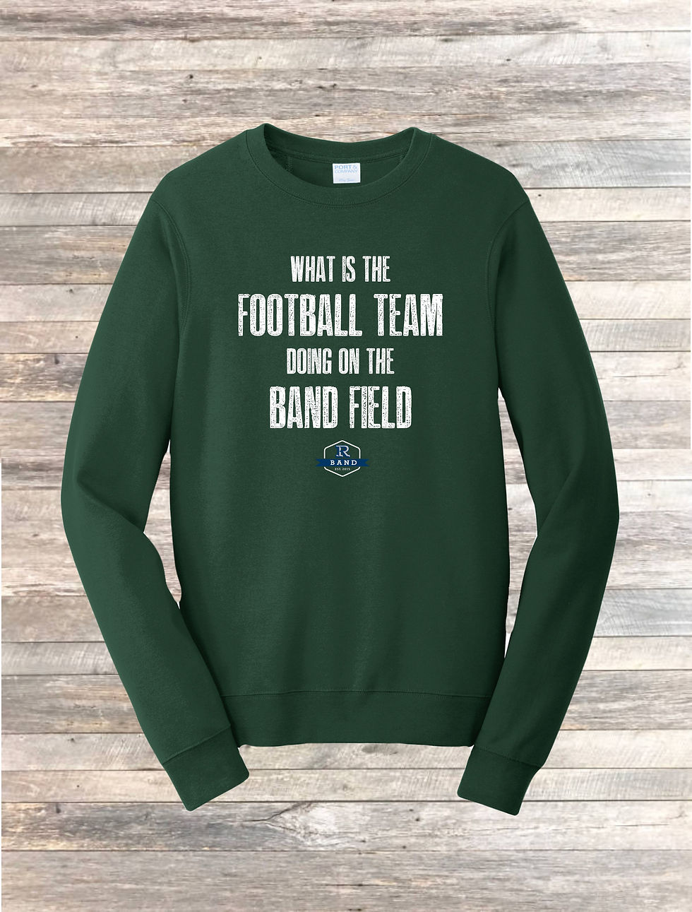 Thumbnail: UNISEX - GREEN CREWNECK SWEATSHIRT