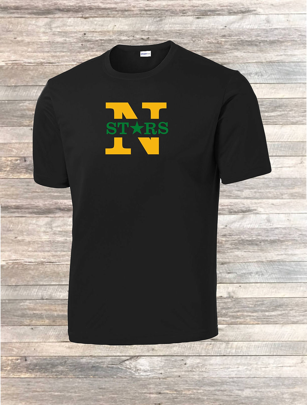 Thumbnail: UNISEX BLACK DRI FIT SPORT TEK SHORT SLEEVE TEE
