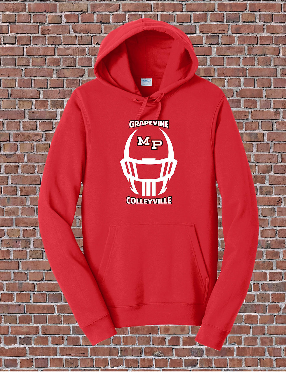 Thumbnail: UNISEX RED HOODIE