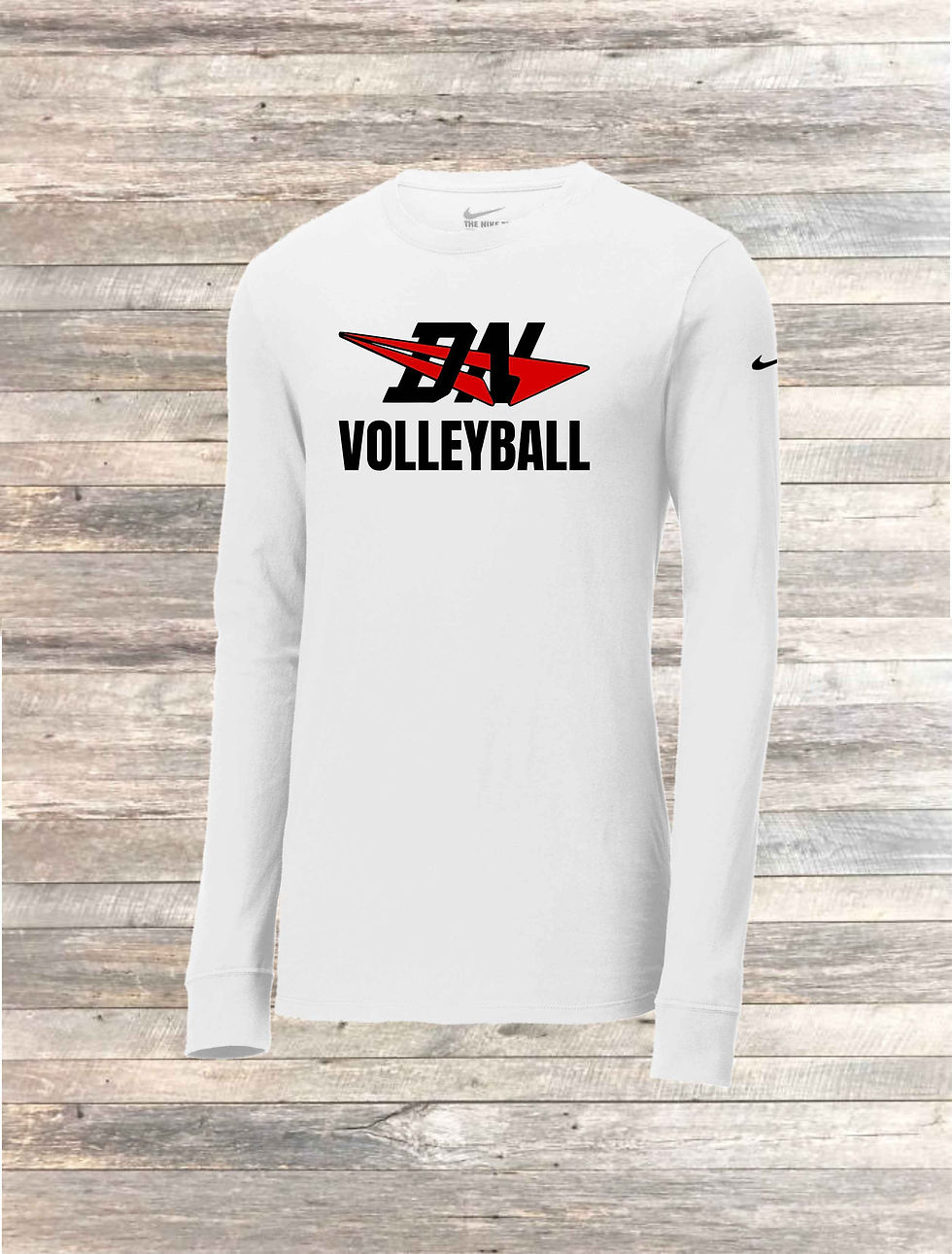 Thumbnail: UNISEX - WHITE LONG SLEEVE NIKE CORE COTTON TEE