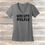 Thumbnail: LADIES  GREY V-NECK TEE