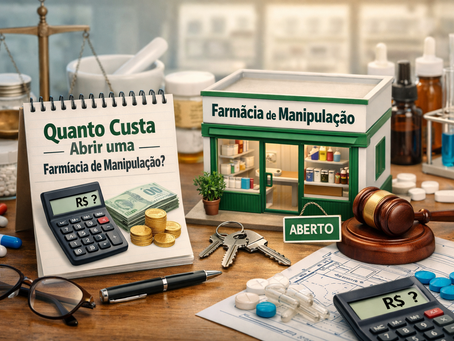 Quanto custa abrir uma farmácia de manipulação?