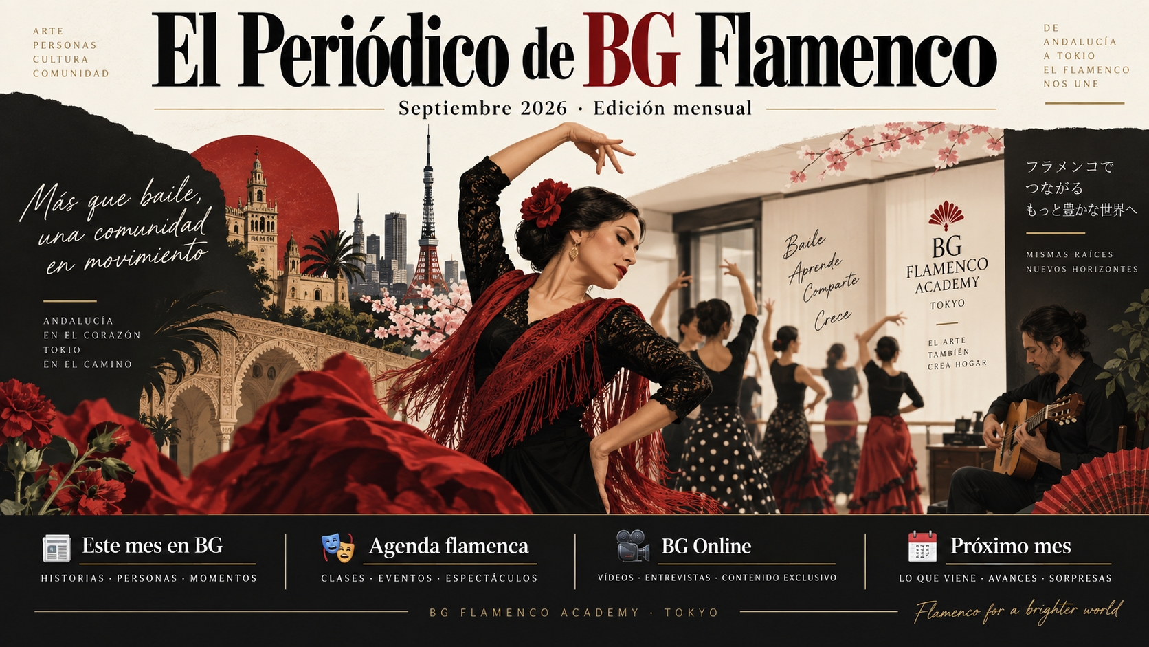 Portada de El Periódico de BG Flamenco · Septiembre 2026