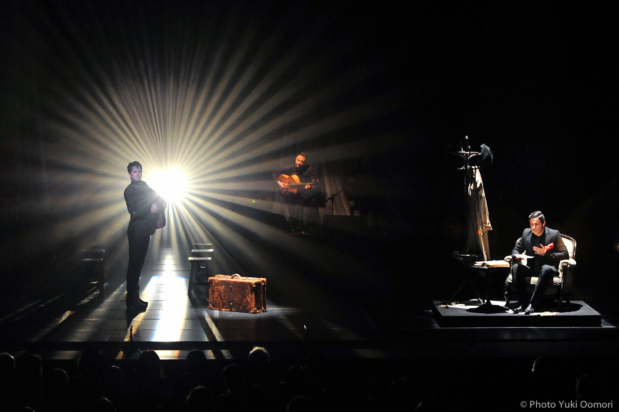 Benito García en escena