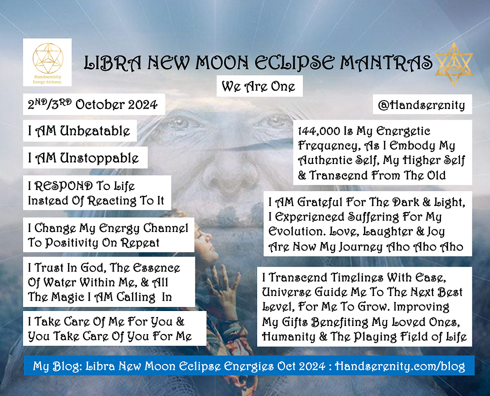 Libra New Moon Mantras by Emma Hands