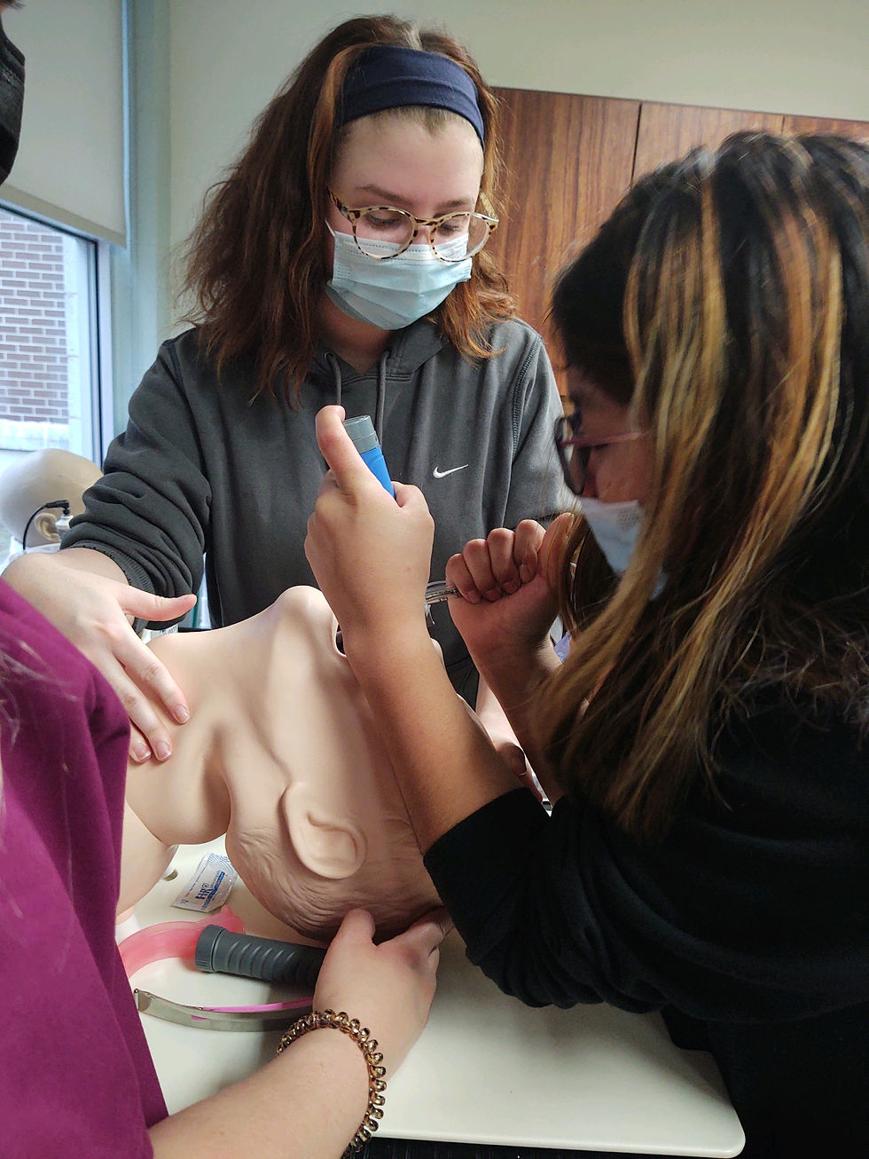 McMichael Students visit simulated hospital, RCC