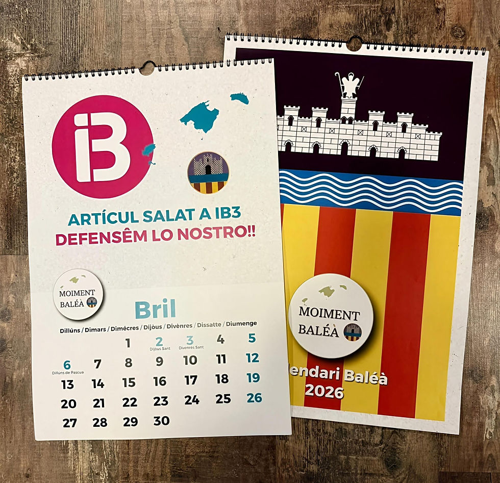 Un calendario que habla balear: cultura, identidad y amor por lo nuestro.
