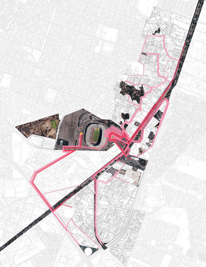 Pedestrian Path Map