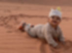 Baby in the desert