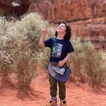 gyerekek Wadi Rumban