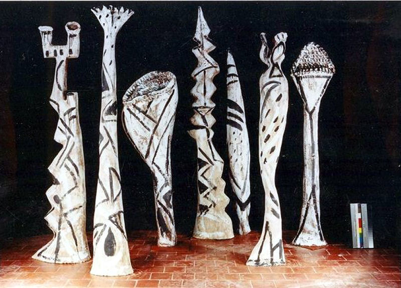 INSTRUMENTOS TRIBALES, BARRO, 1999