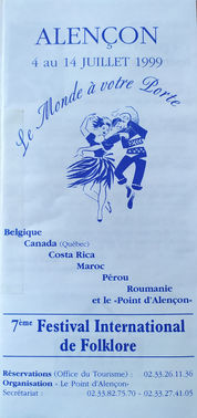 Affiche du festival 1999