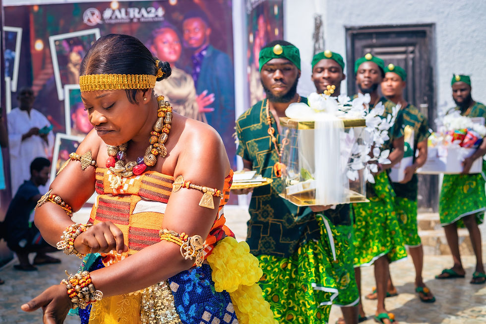Eye-level view of vibrant natural textiles hanging outdoors