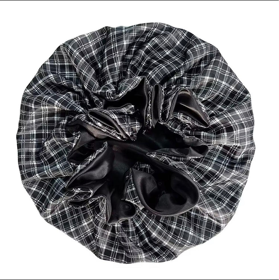 Thumbnail: Auntie Ama Reversible Bonnet Luxury Pattern Aesthetics