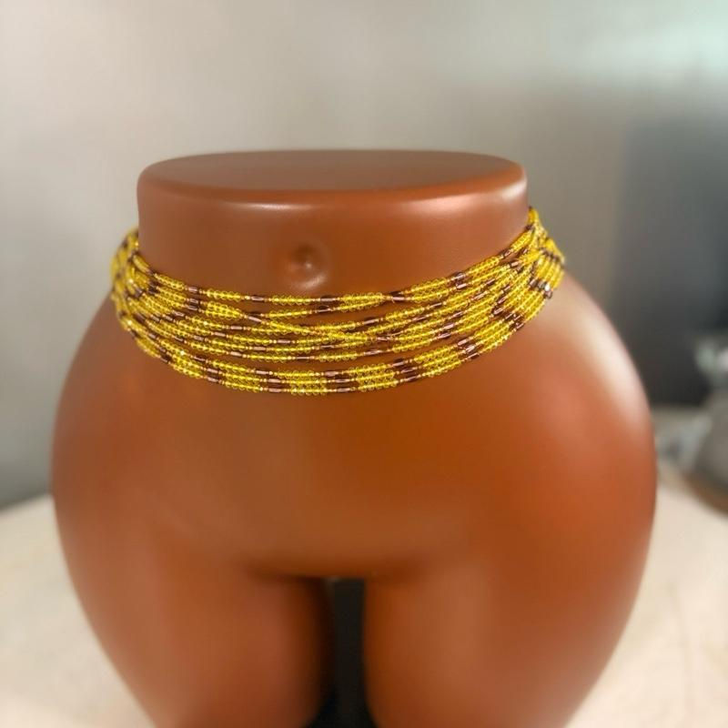 Thumbnail: FLASH SALES (3 for 55.00) African Hand-Crafted Glass Waist beads 60 Inc