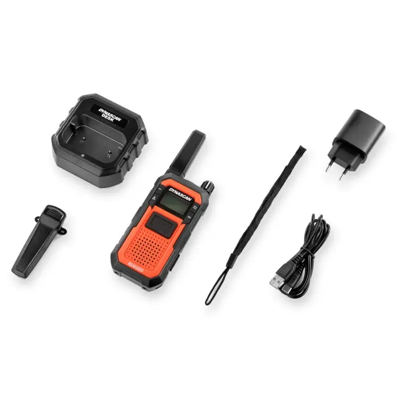 Miniatura: Dynascan RUGGED Walkie-talkie resistente PMR-446