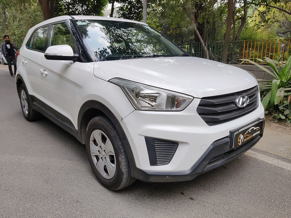 Thumbnail: Hyundai Creta E+ CRDi (2015-2017) Front View | Certified Used Cars in Delhi, India | Sachdeva Motors