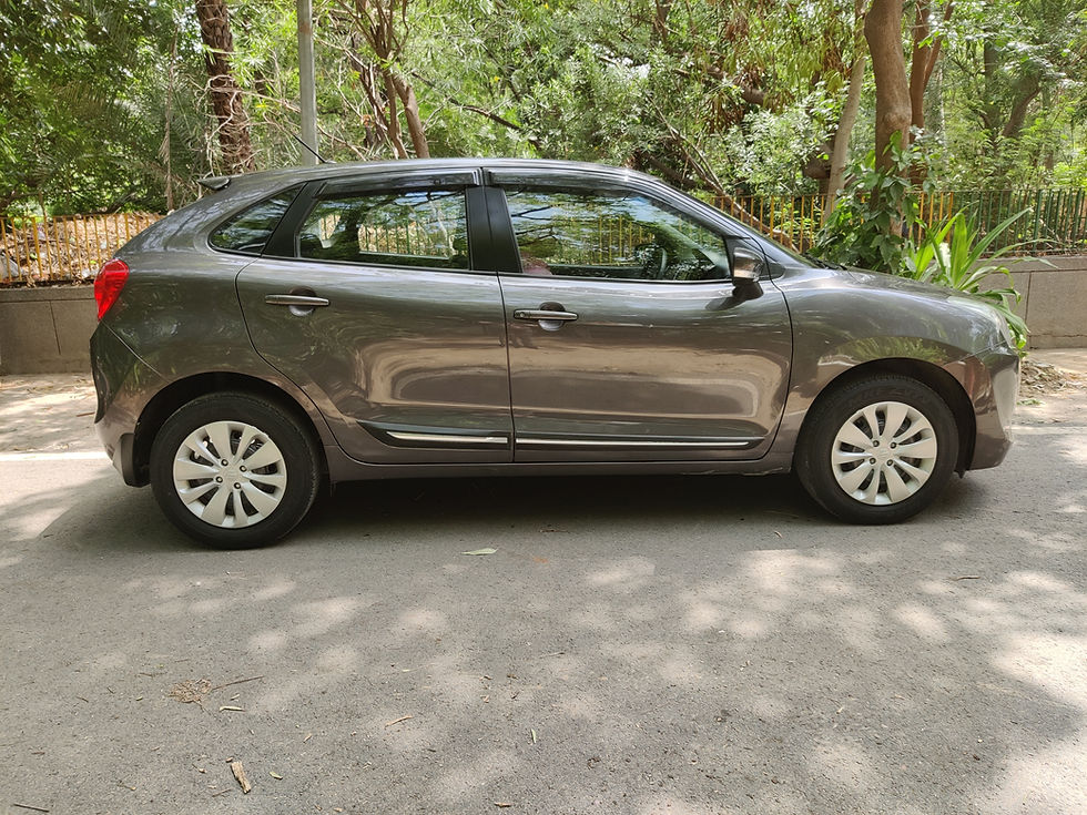 Thumbnail: Maruti Suzuki Baleno Delta 2018 (2015-2022) Side View | Certified Used Cars in Delhi, India | Sachdeva Motors