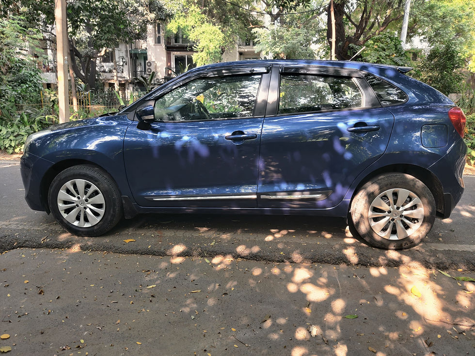 Thumbnail: Maruti Suzuki Baleno Delta (2015-2022) Side View | Certified Used Cars in Delhi, India | Sachdeva Motors