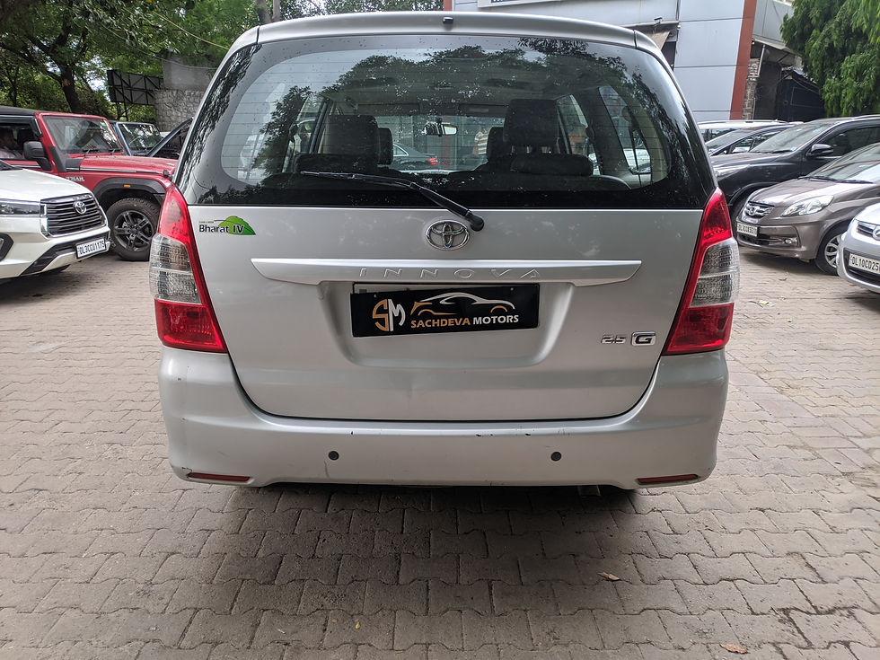 Thumbnail: Toyota Innova GX with Airbag 2013 (2012-2013) Back view | Used Car Dealer | Sachdeva Motors