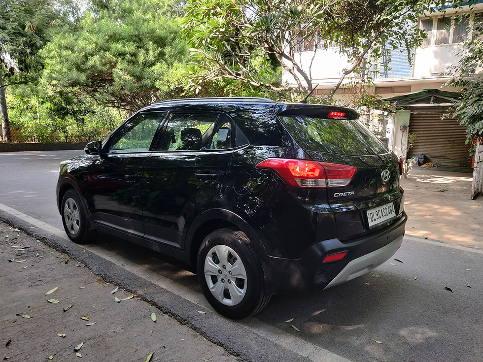 Thumbnail: Hyundai Creta E+ CRDi (2018-2020) Back View | Certified Used Cars in Delhi, India