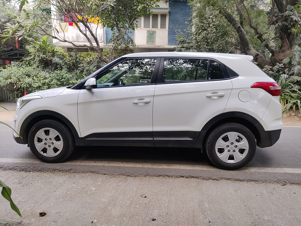 Thumbnail: Hyundai Creta E+ CRDi (2015-2017) Side View | Certified Used Cars in Delhi, India | Sachdeva Motors