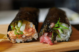 Handrolls, Crawfish Handroll, Toro Handroll