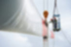 Offshore wind turbine blade repairs