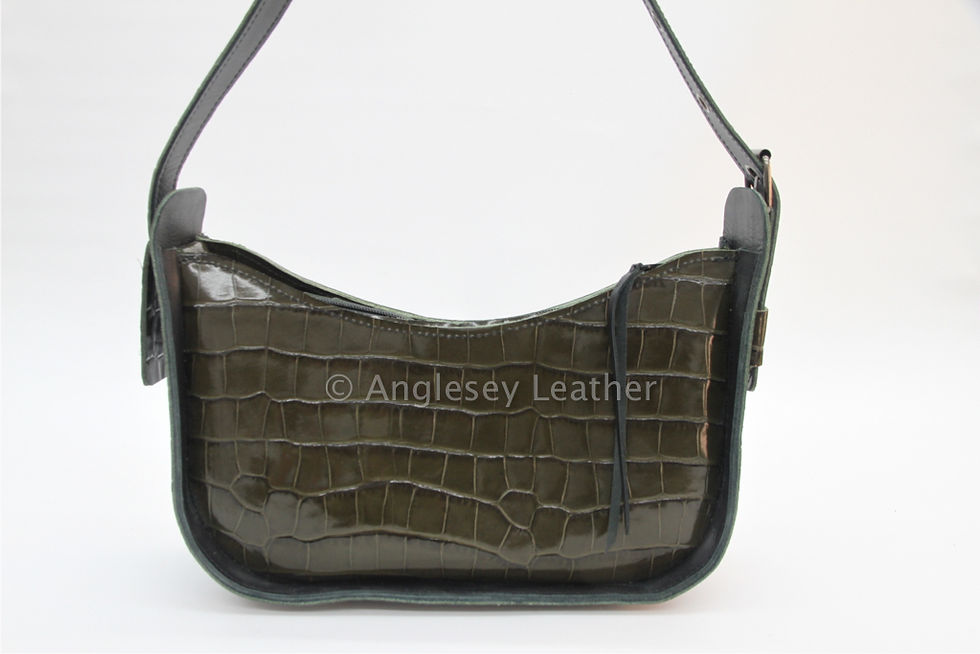 Thumbnail: Gabriella 'Patent Croc' Shoulder Bag