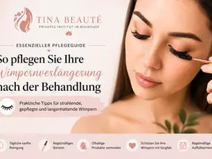 Essenzieller Pflegeguide: So pflegen Sie Ihre Wimpernverlängerung nach der Behandlung richtig