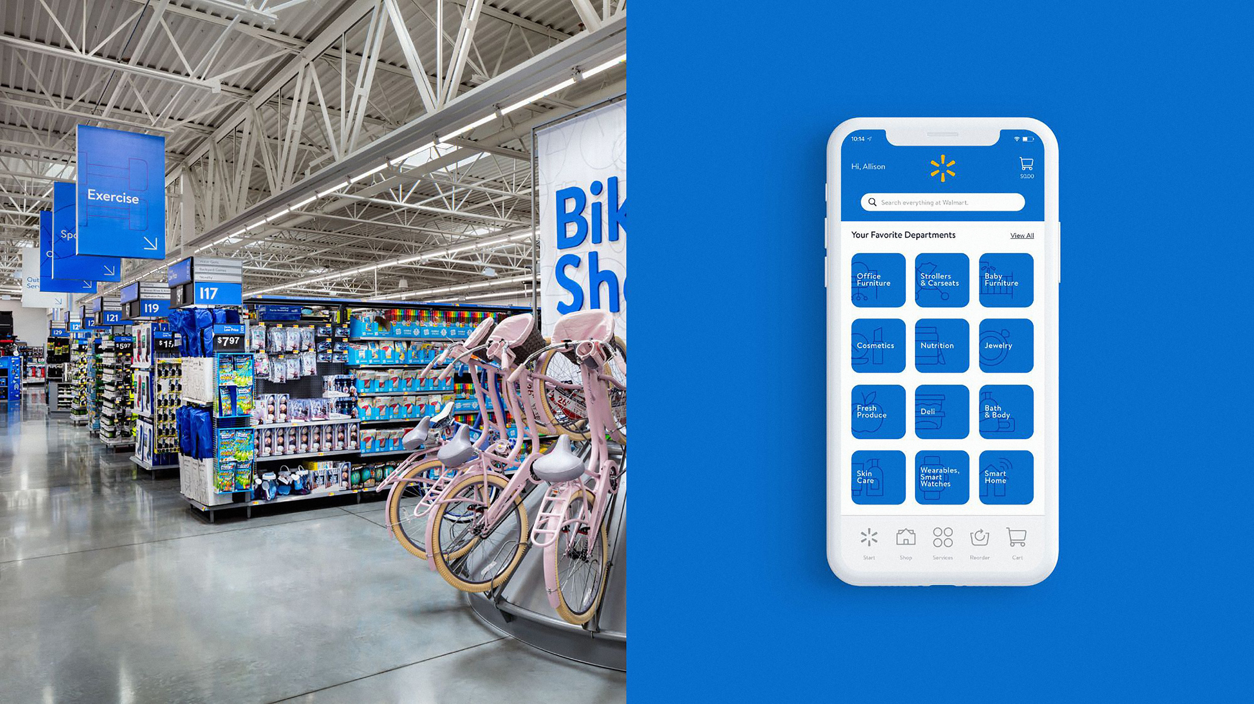 Walmart Swipe Up Mitchell Bauman