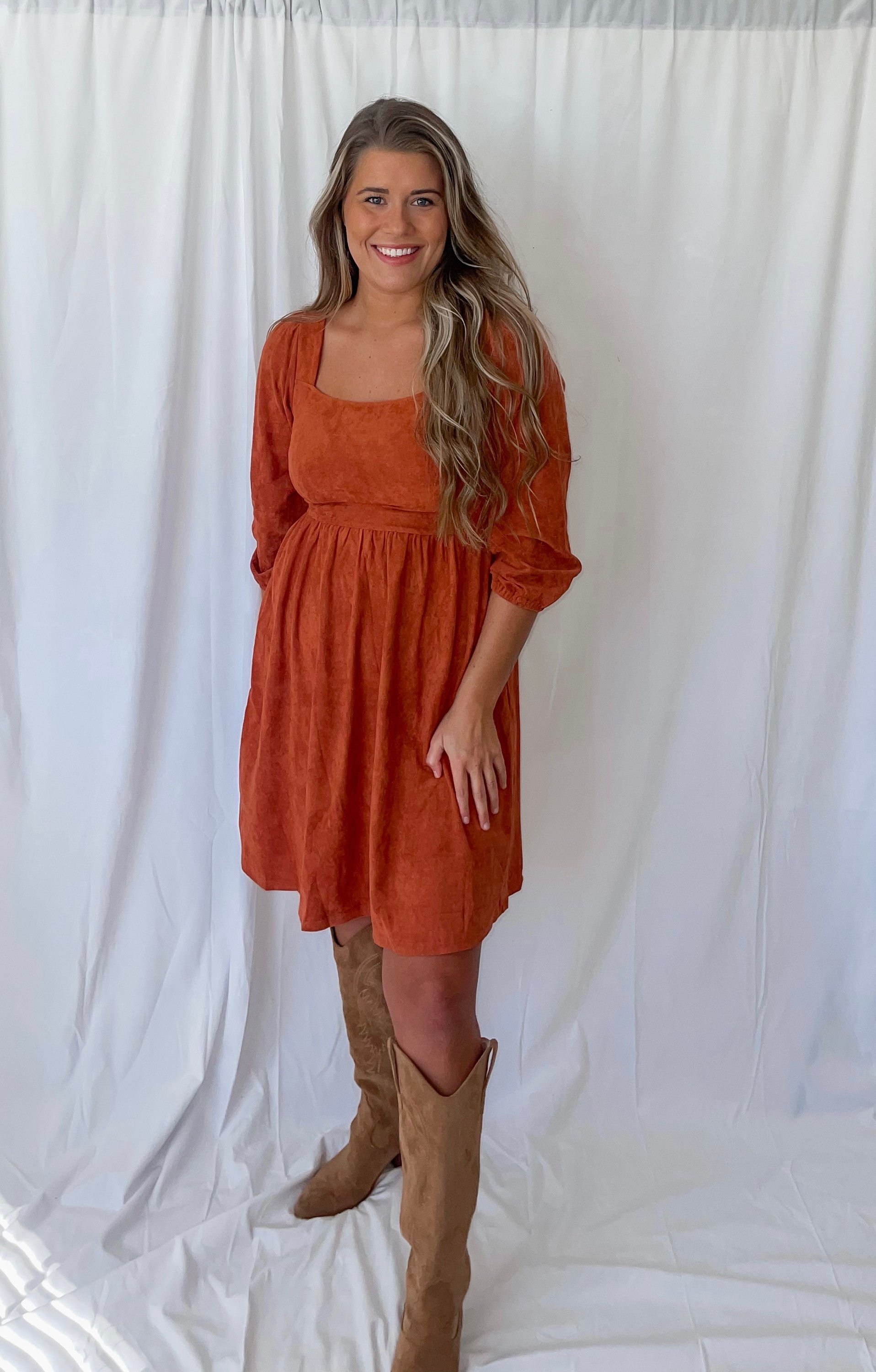 Sawyer Suede Dress